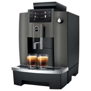 Jura Kaffeevollautomat W4 Dark Inox (EA) Ansicht: Front Auslauf